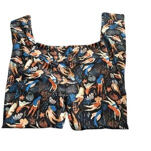 Lularoe Women's OS (2-12) Under the Sea leggings, new no tags